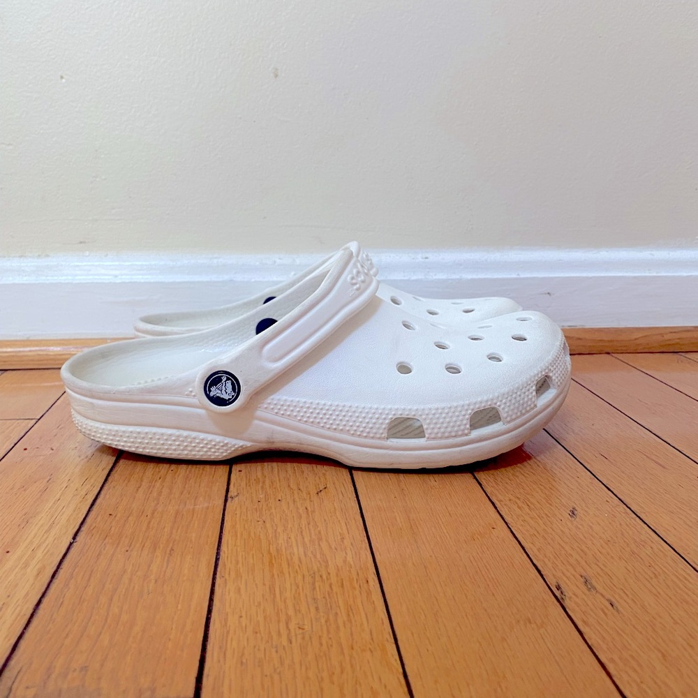White Crocs